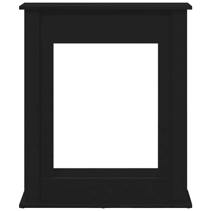 Krbový Rám Černý Dub 75X20X87,5 Cm, Konstrukční Dřevo