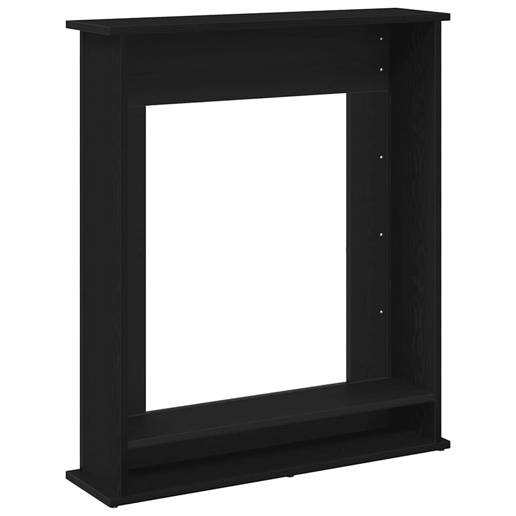 Krbový Rám Černý Dub 75X20X87,5 Cm, Konstrukční Dřevo