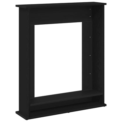 Krbový Rám Černý Dub 75X20X87,5 Cm, Konstrukční Dřevo