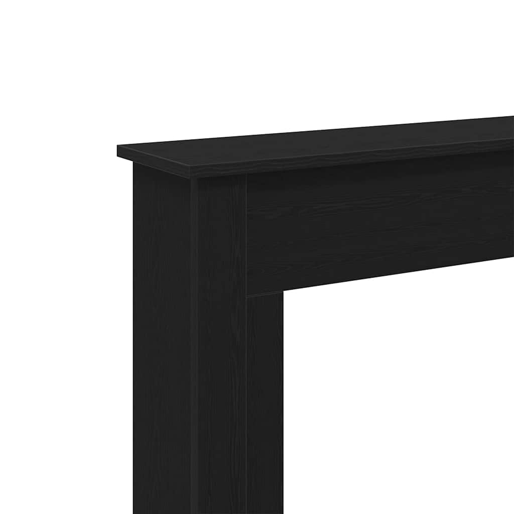 Krbový Rám Černý Dub 75X20X87,5 Cm, Konstrukční Dřevo