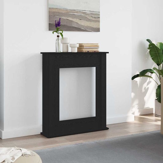 Krbový Rám Černý Dub 75X20X87,5 Cm, Konstrukční Dřevo