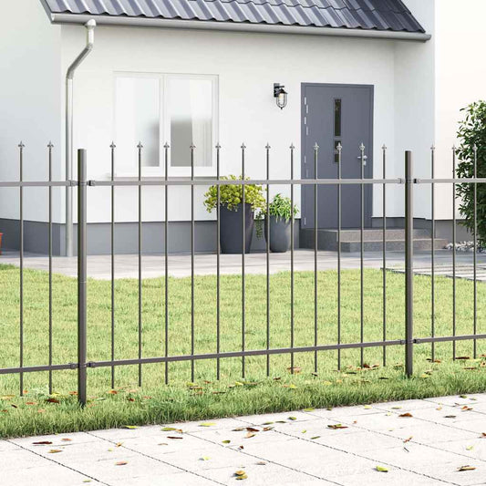 Zahradní Plot Woerden 3 Ks 5,1 X 0,8 M Práškově Lakovaná Ocel