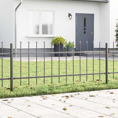 Zahradní Plot Woerden 7 Ks 11,9 X 0,6 M Práškově Lakovaná Ocel