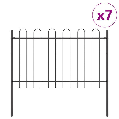 Zahradní Plot Boxtel 7 Ks 11,9 X 1,2 M Práškově Lakovaná Ocel
