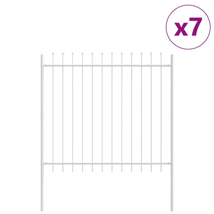 Zahradní Plot Woerden 7 Ks 11,9 X 1,5 M Práškově Lakovaná Ocel