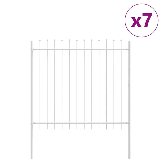 Zahradní Plot Woerden 7 Ks 11,9 X 1,5 M Práškově Lakovaná Ocel