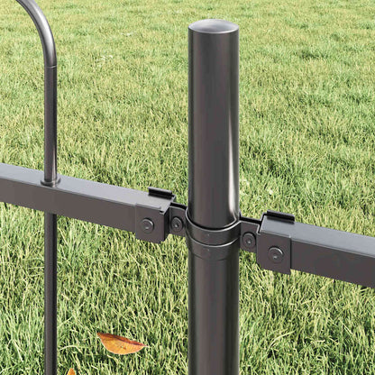 Zahradní Plot Boxtel 8 Ks 13,6 X 1,2 M Práškově Lakovaná Ocel