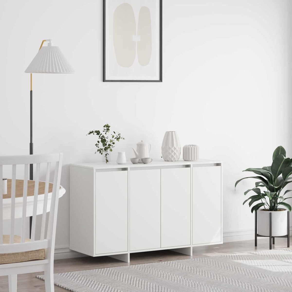 Servírovací Skříň 120 X 41 X 75 Cm Kompozitní Dřevo