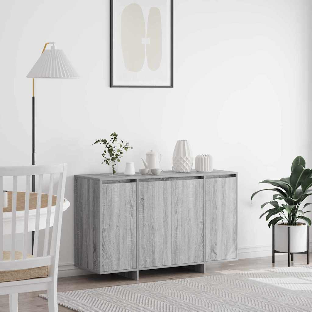 Servírovací Skříň 120 X 41 X 75 Cm Kompozitní Dřevo