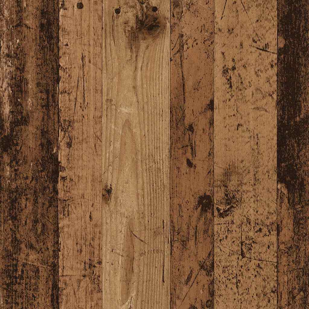 Rám Postele Staré Dřevo 140 X 200 Cm Kompozitní Dřevo
