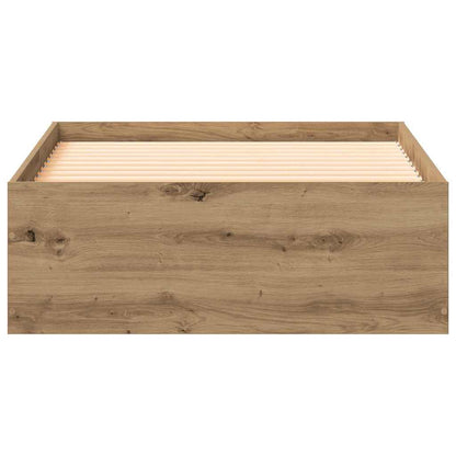 Rám Postele Artisanový Dub 90 X 200 Cm Kompozitní Dřevo