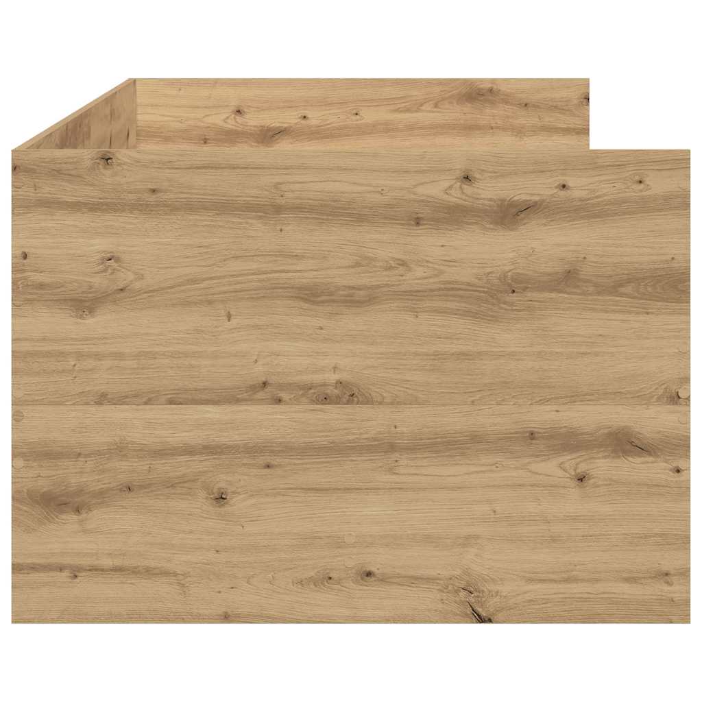 Daybed Se Zásuvkou Artisanový Dub 90 X 200 Cm Kompozitní Dřevo