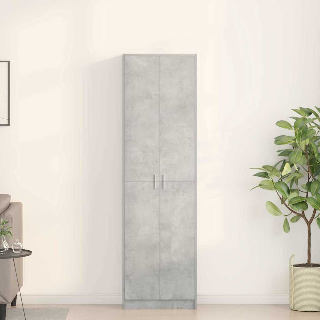 Šatní Skříň 55 X 25 X 189 Cm Kompozitní Dřevo