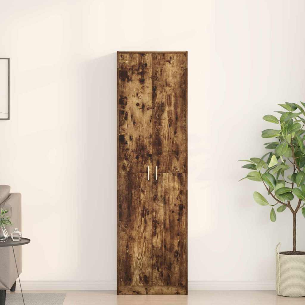 Šatní Skříň 55 X 25 X 189 Cm Kompozitní Dřevo