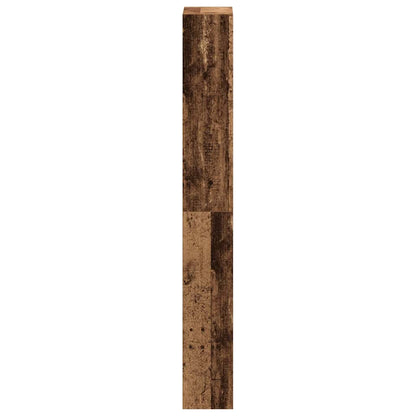 Skříň Na Obuv 80 X 21 X 163,5 Cm Kompozitní Dřevo Staré Dřevo