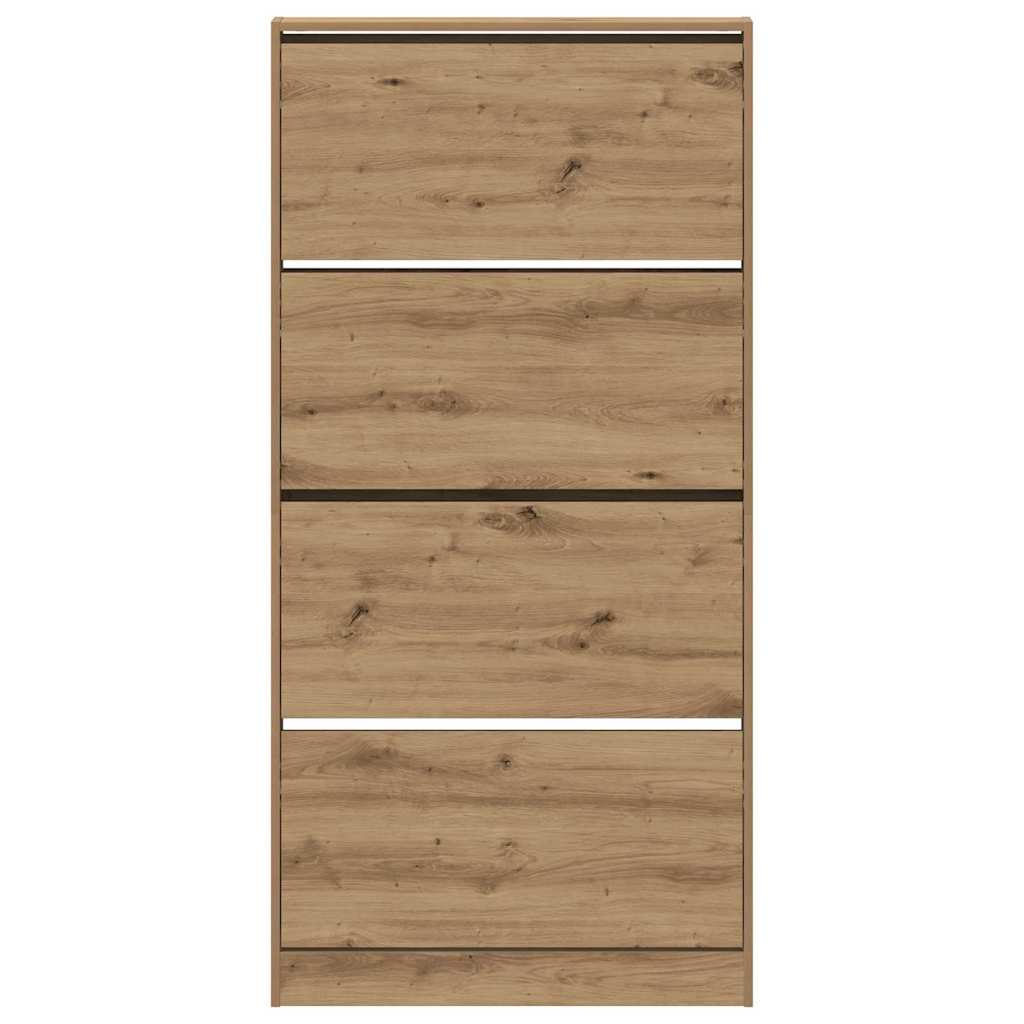 Skříň Na Obuv 80 X 21 X 163,5 Cm Kompozitní Dřevo