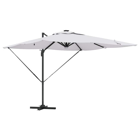 Roma Parasol Béžová 286 X 284 X 270 Cm Hliník A Polyester