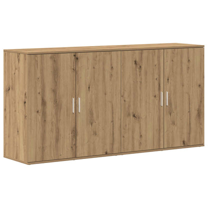 Servírovací Skříň 2 Ks Artisanový Dub 79 X 38 X 80 Cm