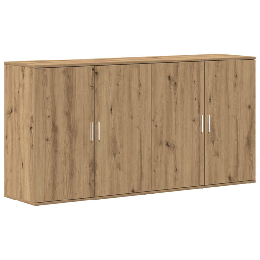 Servírovací Skříň 2 Ks Artisanový Dub 79 X 38 X 80 Cm