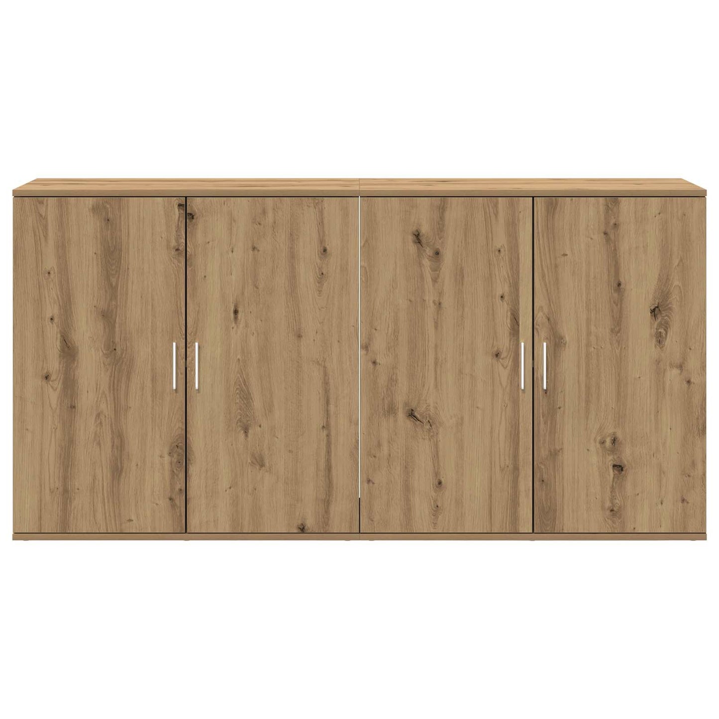 Servírovací Skříň 2 Ks Artisanový Dub 79 X 38 X 80 Cm