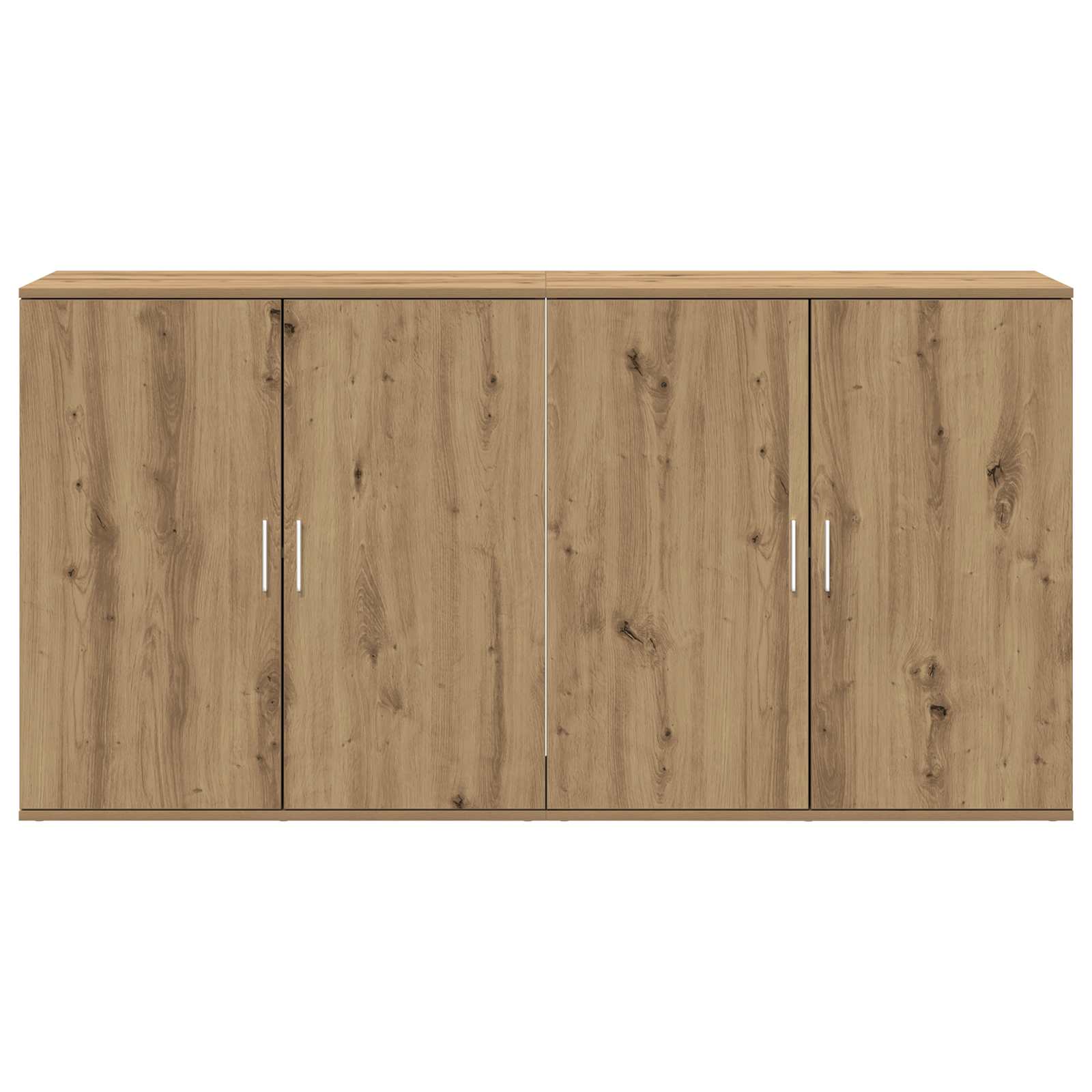 Servírovací Skříň 2 Ks Artisanový Dub 79 X 38 X 80 Cm