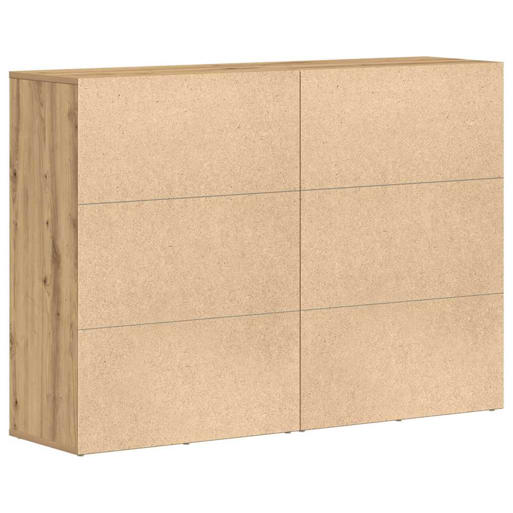 Servírovací Skříň 2 Ks Artisanový Dub 60 X 31 X 84 Cm