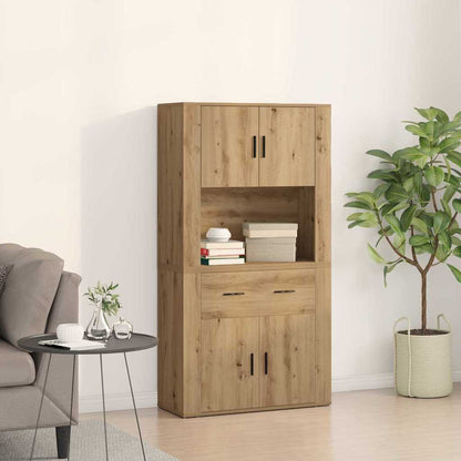 Highboard Dub Artisan 80 X 33 X 150 Cm Kompozitní Dřevo