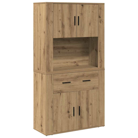 Highboard Dub Artisan 80 X 33 X 150 Cm Kompozitní Dřevo
