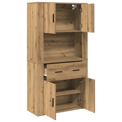 Highboard Dub Artisan 80 X 33 X 150 Cm Kompozitní Dřevo