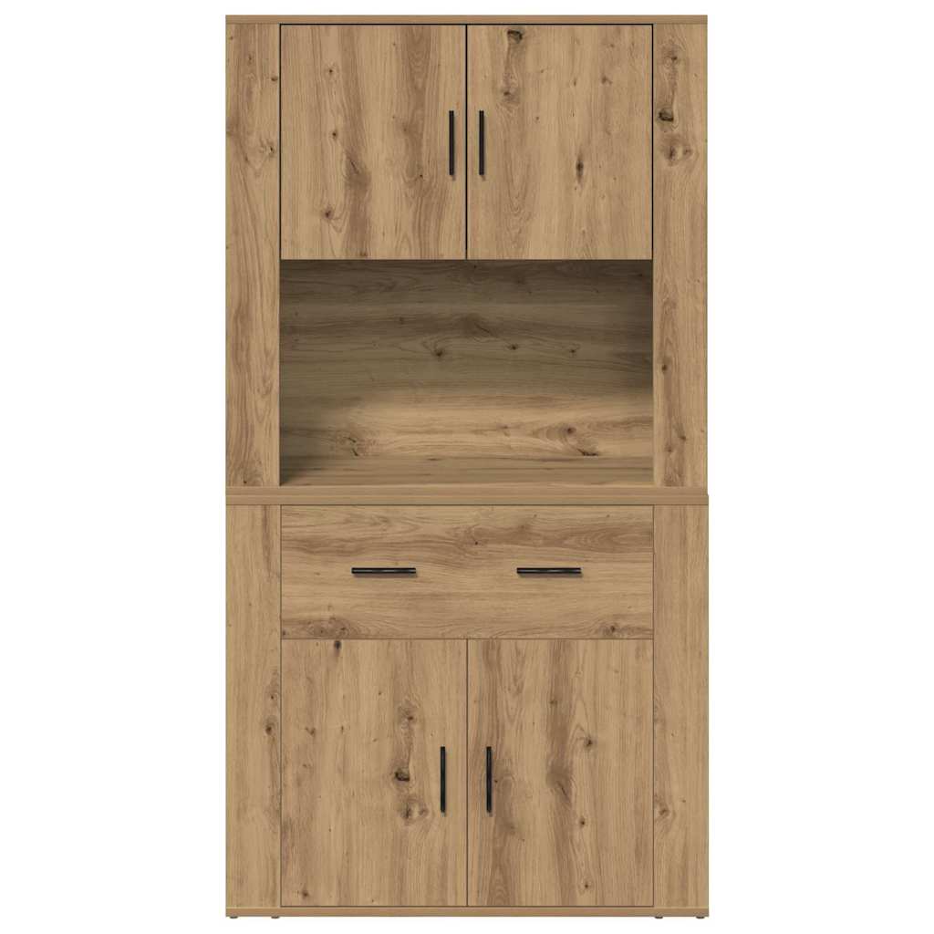 Highboard Dub Artisan 80 X 33 X 150 Cm Kompozitní Dřevo