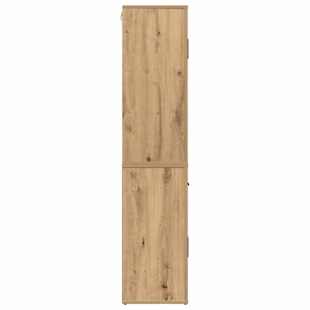 Highboard Dub Artisan 80 X 33 X 150 Cm Kompozitní Dřevo