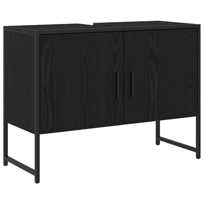 Sada Koupelnového Nábytku 3 Ks Černá 33 X 33 X 113,5 Cm
