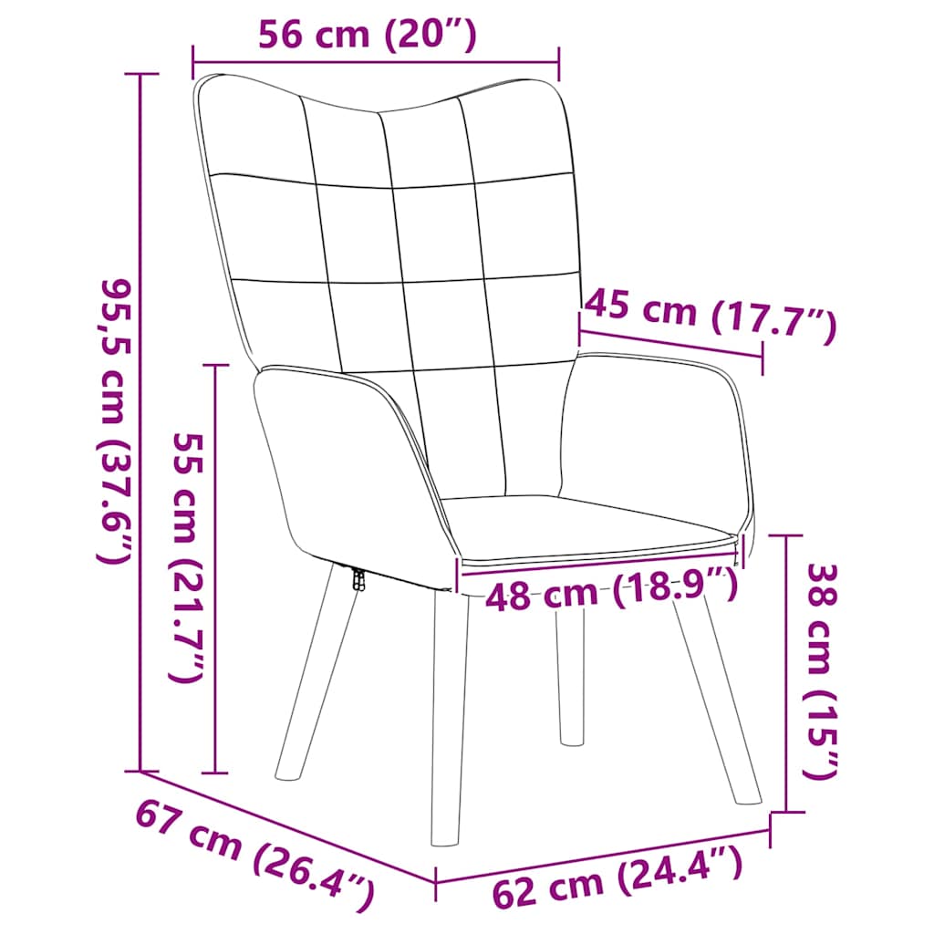 Křeslo 62 X 67 X 95,5 Cm Sherpa Látka