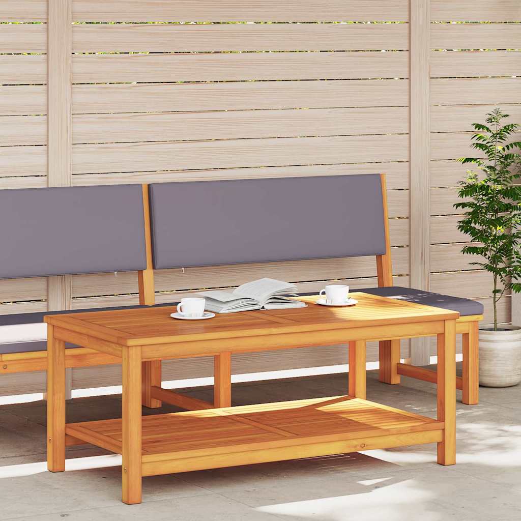 Boční Stůl Přírodní Olej 110 X 55 X 45 Cm Masivní Akátové Dřevo