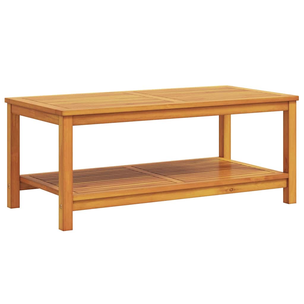 Boční Stůl Přírodní Olej 110 X 55 X 45 Cm Masivní Akátové Dřevo