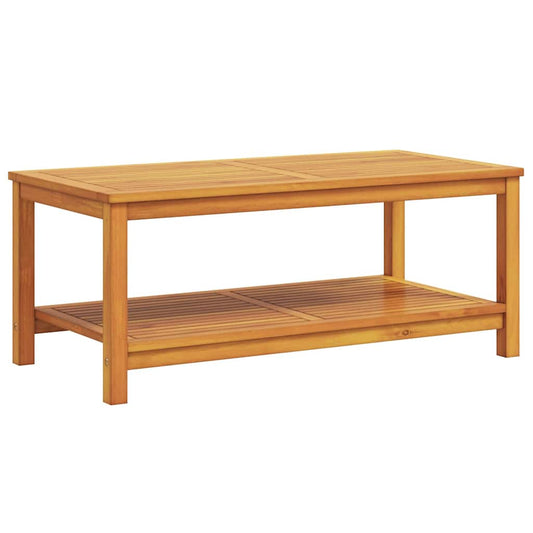 Boční Stůl Přírodní Olej 110 X 55 X 45 Cm Masivní Akátové Dřevo