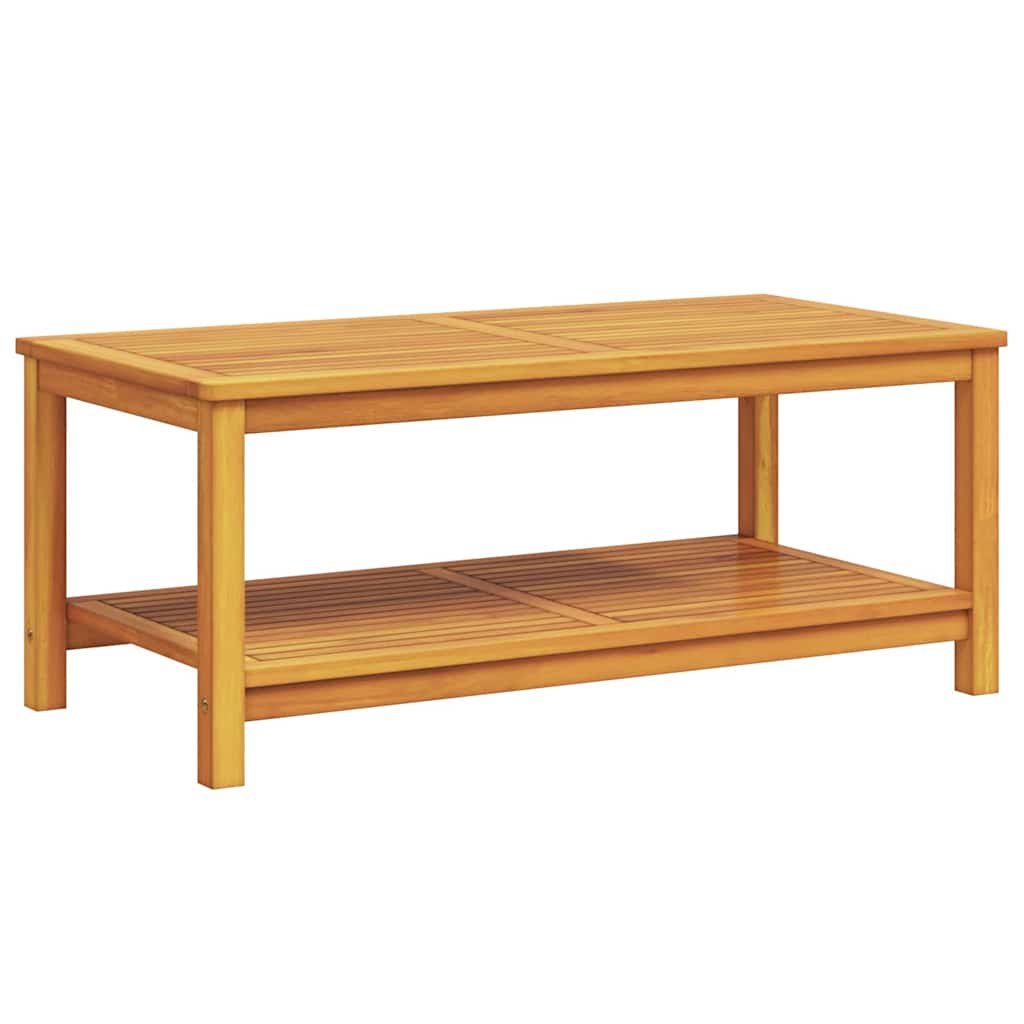 Boční Stůl Přírodní Olej 110 X 55 X 45 Cm Masivní Akátové Dřevo