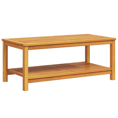 Boční Stůl Přírodní Olej 110 X 55 X 45 Cm Masivní Akátové Dřevo