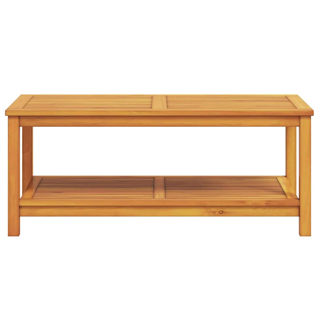 Boční Stůl Přírodní Olej 110 X 55 X 45 Cm Masivní Akátové Dřevo