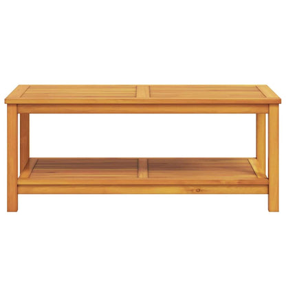 Boční Stůl Přírodní Olej 110 X 55 X 45 Cm Masivní Akátové Dřevo