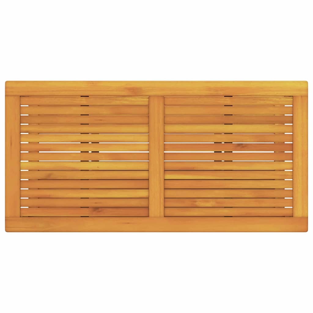 Boční Stůl Přírodní Olej 110 X 55 X 45 Cm Masivní Akátové Dřevo