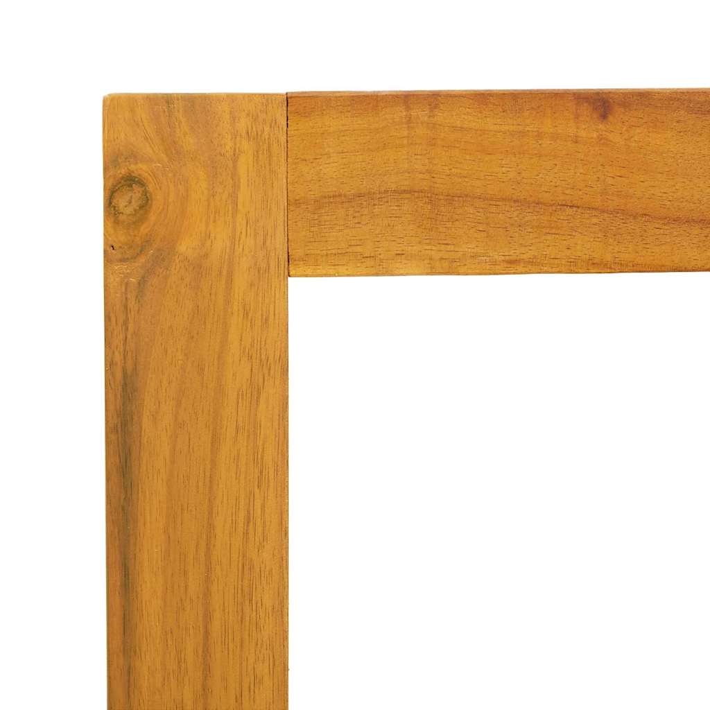 Boční Stůl Přírodní Olej 43 X 36 X 40 Cm Pevné Teakové Dřevo