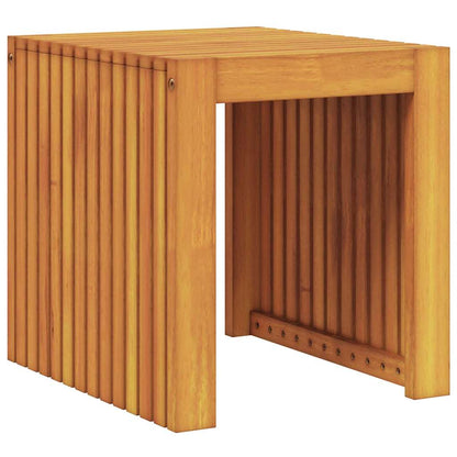 Boční Stůl Přírodní Olej 43 X 36 X 40 Cm Pevné Teakové Dřevo