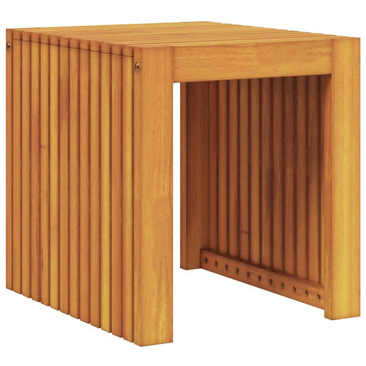 Boční Stůl Přírodní Olej 43 X 36 X 40 Cm Pevné Teakové Dřevo