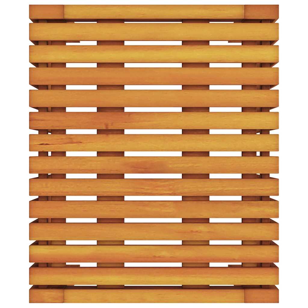 Boční Stůl Přírodní Olej 43 X 36 X 40 Cm Pevné Teakové Dřevo