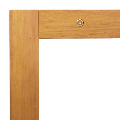 Boční Stůl Přírodní Olej 70 X 35 X 35 Cm Masivní Akátové Dřevo