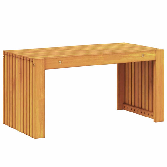 Boční Stůl Přírodní Olej 70 X 35 X 35 Cm Masivní Akátové Dřevo