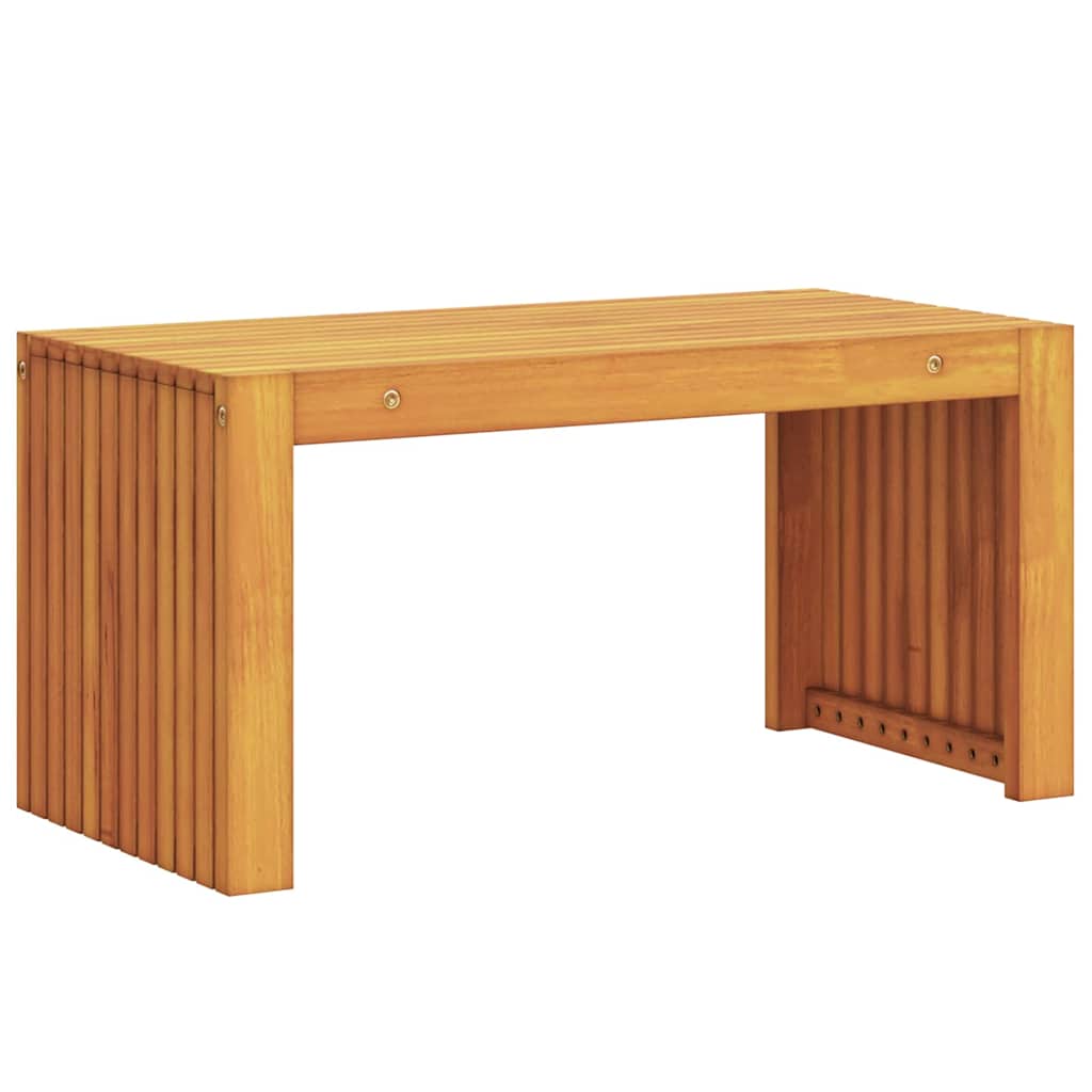 Boční Stůl Přírodní Olej 70 X 35 X 35 Cm Masivní Akátové Dřevo