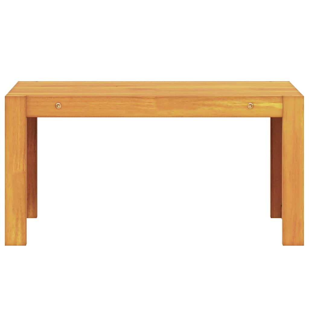 Boční Stůl Přírodní Olej 70 X 35 X 35 Cm Masivní Akátové Dřevo