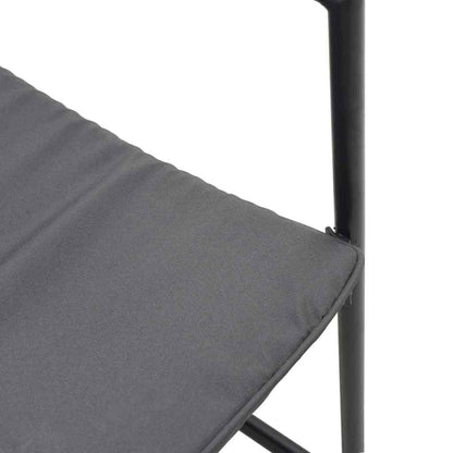 Židle 4 Ks Černá A Antracit Textilen